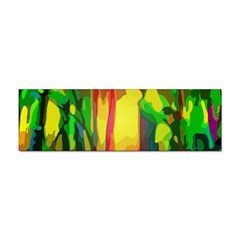 Abstract-vibrant-colour-botany Sticker (bumper) by Ket1n9