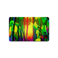 Abstract-vibrant-colour-botany Magnet (name Card) by Ket1n9