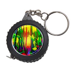 Abstract-vibrant-colour-botany Measuring Tape by Ket1n9