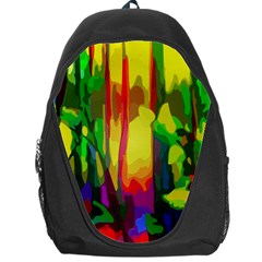 Abstract-vibrant-colour-botany Backpack Bag by Ket1n9