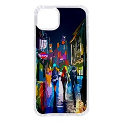 Abstract-vibrant-colour-cityscape Iphone 14 Plus Tpu Uv Print Case by Ket1n9