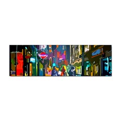 Abstract-vibrant-colour-cityscape Sticker Bumper (10 Pack) by Ket1n9