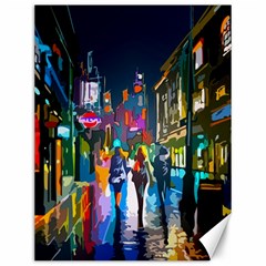 Abstract-vibrant-colour-cityscape Canvas 12  X 16  by Ket1n9