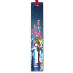 Abstract-vibrant-colour-cityscape Large Book Marks by Ket1n9