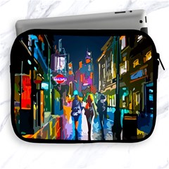 Abstract-vibrant-colour-cityscape Apple Ipad 2/3/4 Zipper Cases by Ket1n9