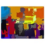 Abstract-vibrant-colour Two Sides Premium Plush Fleece Blanket (Extra Small) 40 x30  Blanket Front