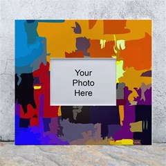 Abstract-vibrant-colour White Wall Photo Frame 5  X 7  by Ket1n9