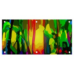 Abstract-vibrant-colour-botany Banner And Sign 6  X 3  by Ket1n9