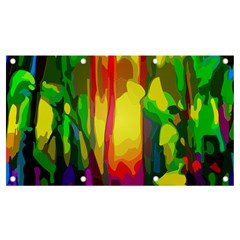 Abstract-vibrant-colour-botany Banner And Sign 7  X 4  by Ket1n9