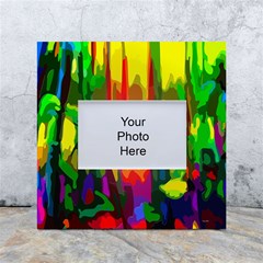 Abstract-vibrant-colour-botany White Box Photo Frame 4  X 6  by Ket1n9