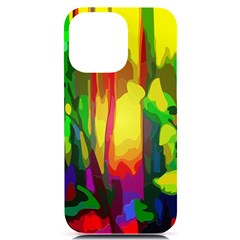 Abstract-vibrant-colour-botany Iphone 14 Pro Max Black Uv Print Case by Ket1n9