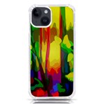 Abstract-vibrant-colour-botany iPhone 14 TPU UV Print Case Front