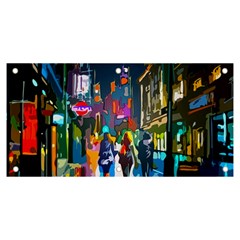 Abstract-vibrant-colour-cityscape Banner And Sign 6  X 3  by Ket1n9