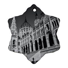 Architecture-parliament-landmark Snowflake Ornament (two Sides) by Ket1n9