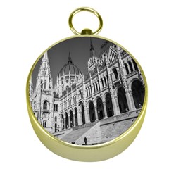 Architecture-parliament-landmark Gold Compasses by Ket1n9