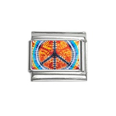 Tie Dye Peace Sign Italian Charm (9mm) by Ket1n9