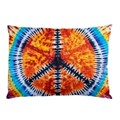 Tie Dye Peace Sign Pillow Case by Ket1n9