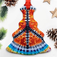 Tie Dye Peace Sign Ornament (christmas Tree) 