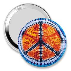 Tie Dye Peace Sign 3  Handbag Mirrors by Ket1n9