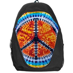 Tie Dye Peace Sign Backpack Bag by Ket1n9