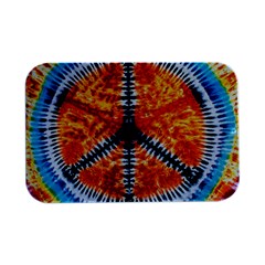 Tie Dye Peace Sign Open Lid Metal Box (silver)   by Ket1n9