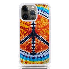 Tie Dye Peace Sign Iphone 13 Pro Tpu Uv Print Case by Ket1n9