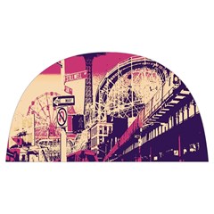 Pink City Retro Vintage Futurism Art Anti Scalding Pot Cap