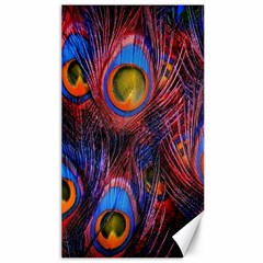 Pretty Peacock Feather Canvas 40  X 72  by Ket1n9