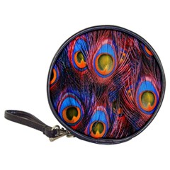 Pretty Peacock Feather Classic 20-cd Wallets by Ket1n9