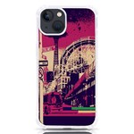 Pink City Retro Vintage Futurism Art iPhone 13 TPU UV Print Case Front