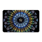 Stained Glass Rose Window In France s Strasbourg Cathedral Magnet (Rectangular) Front