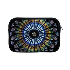 Stained Glass Rose Window In France s Strasbourg Cathedral Apple Ipad Mini Zipper Cases by Ket1n9