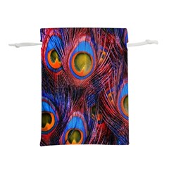 Pretty Peacock Feather Lightweight Drawstring Pouch (s) by Ket1n9