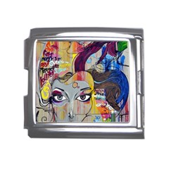 Graffiti-mural-street-art-painting Mega Link Italian Charm (18mm) by Ket1n9