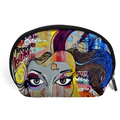 Graffiti-mural-street-art-painting Accessory Pouch (large) by Ket1n9