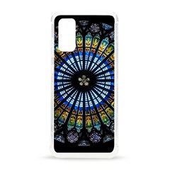 Stained Glass Rose Window In France s Strasbourg Cathedral Samsung Galaxy S20 6 2 Inch Tpu Uv Case by Ket1n9