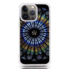 Stained Glass Rose Window In France s Strasbourg Cathedral Iphone 13 Pro Tpu Uv Print Case by Ket1n9