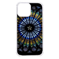 Stained Glass Rose Window In France s Strasbourg Cathedral Iphone 13 Pro Max Tpu Uv Print Case by Ket1n9