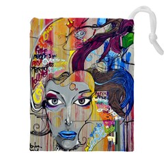 Graffiti-mural-street-art-painting Drawstring Pouch (5xl)