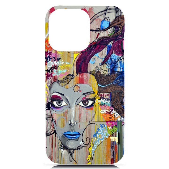 Graffiti-mural-street-art-painting iPhone 14 Pro Max Black UV Print Case