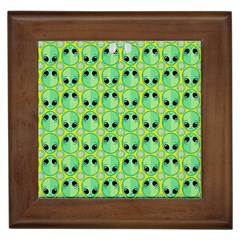 Alien Pattern- Framed Tile by Ket1n9