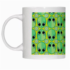 Alien Pattern- White Mug