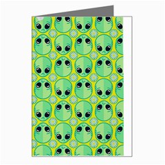 Alien Pattern- Greeting Card by Ket1n9