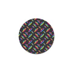 Alien Patterns Vector Graphic Golf Ball Marker by Ket1n9