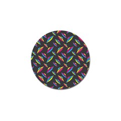 Alien Patterns Vector Graphic Golf Ball Marker (4 Pack) by Ket1n9