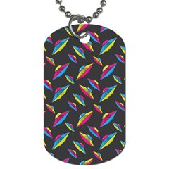 Alien Patterns Vector Graphic Dog Tag (two Sides) by Ket1n9