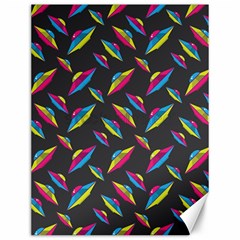 Alien Patterns Vector Graphic Canvas 12  X 16  by Ket1n9