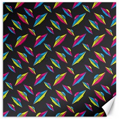 Alien Patterns Vector Graphic Canvas 20  X 20  by Ket1n9