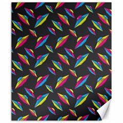 Alien Patterns Vector Graphic Canvas 20  X 24  by Ket1n9