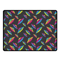 Alien Patterns Vector Graphic Two Sides Fleece Blanket (small) by Ket1n9